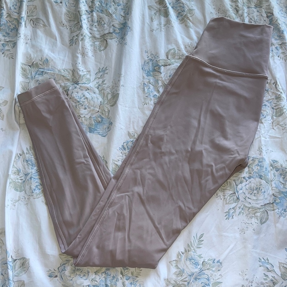 Lululemon Light Purple Leggings, 28”, Mid rise, size 4
